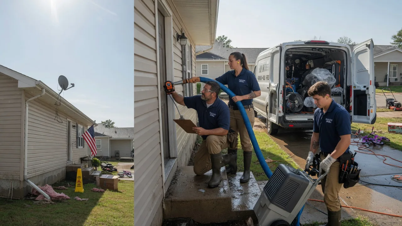 Ceiling Water Damage Restoration in West Salem, WI near me